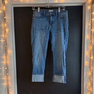 LILA RYAN Classic Blue Cropped Jeans